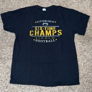Pittsburgh Steelers black t shirt medium